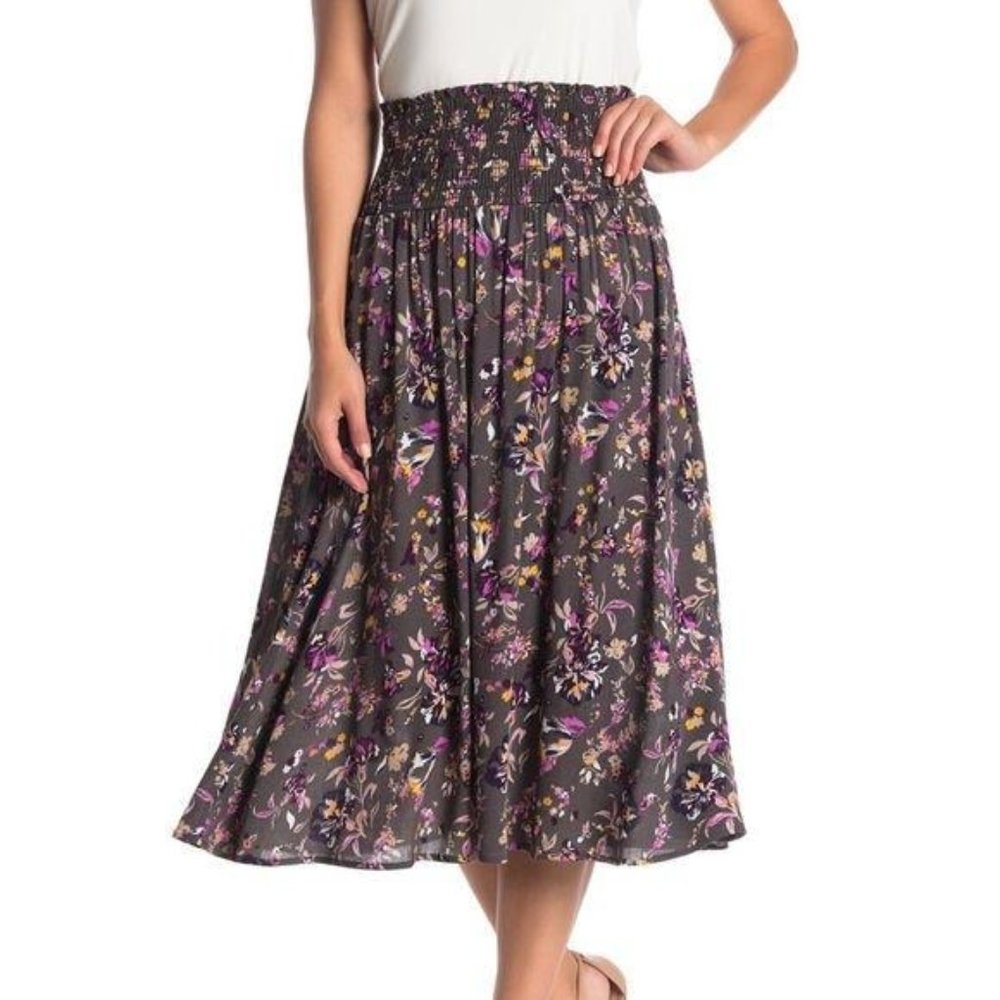 Susina Midi Skirt Dress Women Nordstrom Floral NWT